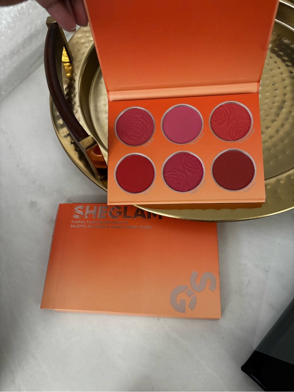 Sheglam Floral Blush Palette - Pink & Red Shades